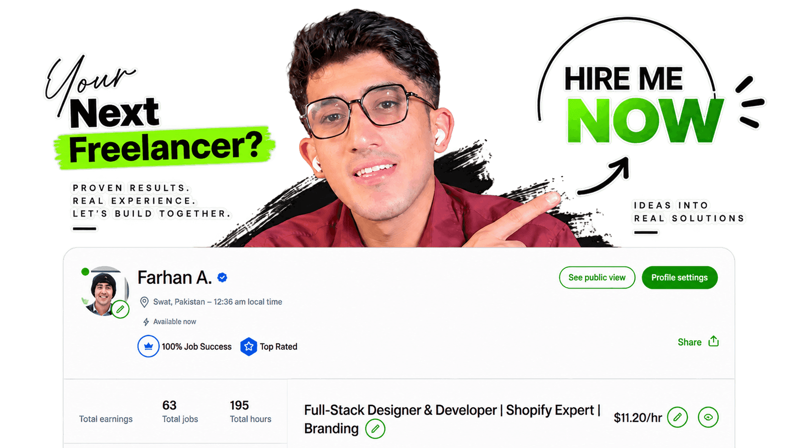 Farhan — hire me on Upwork