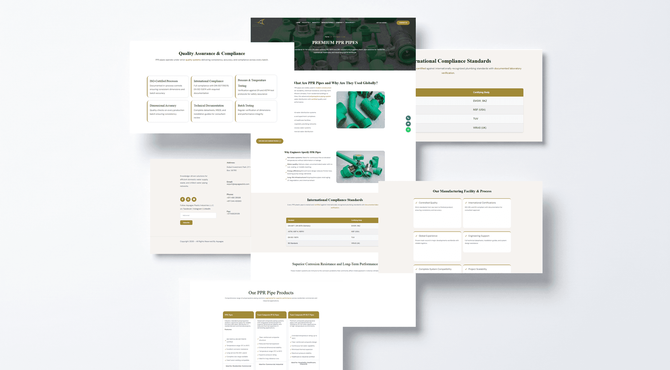 AquaGas design mockup