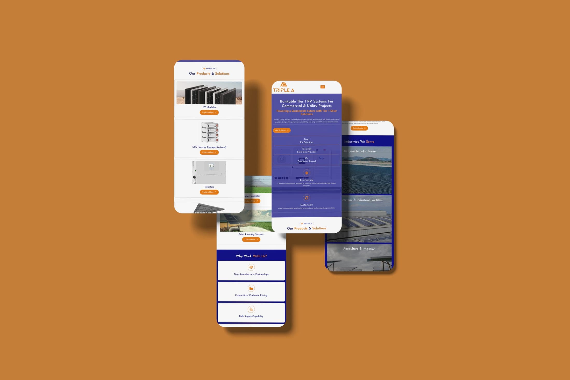 Triple AAA full design mockup
