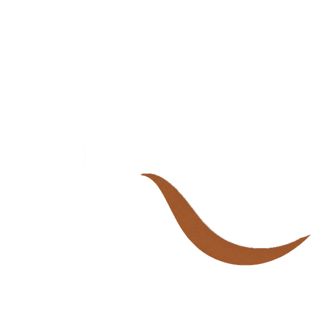 RiverGoods icon mark on a dark badge